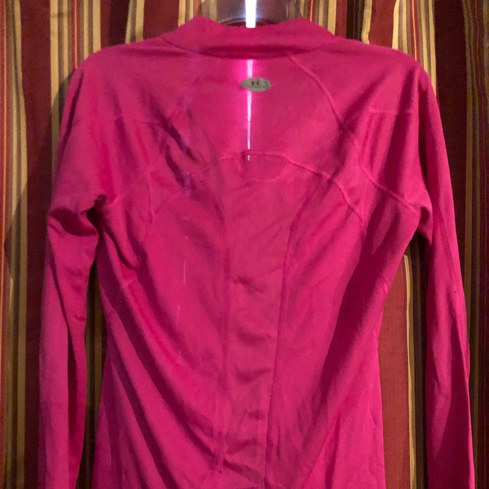 Under Armour all season gear top pink. Size M.